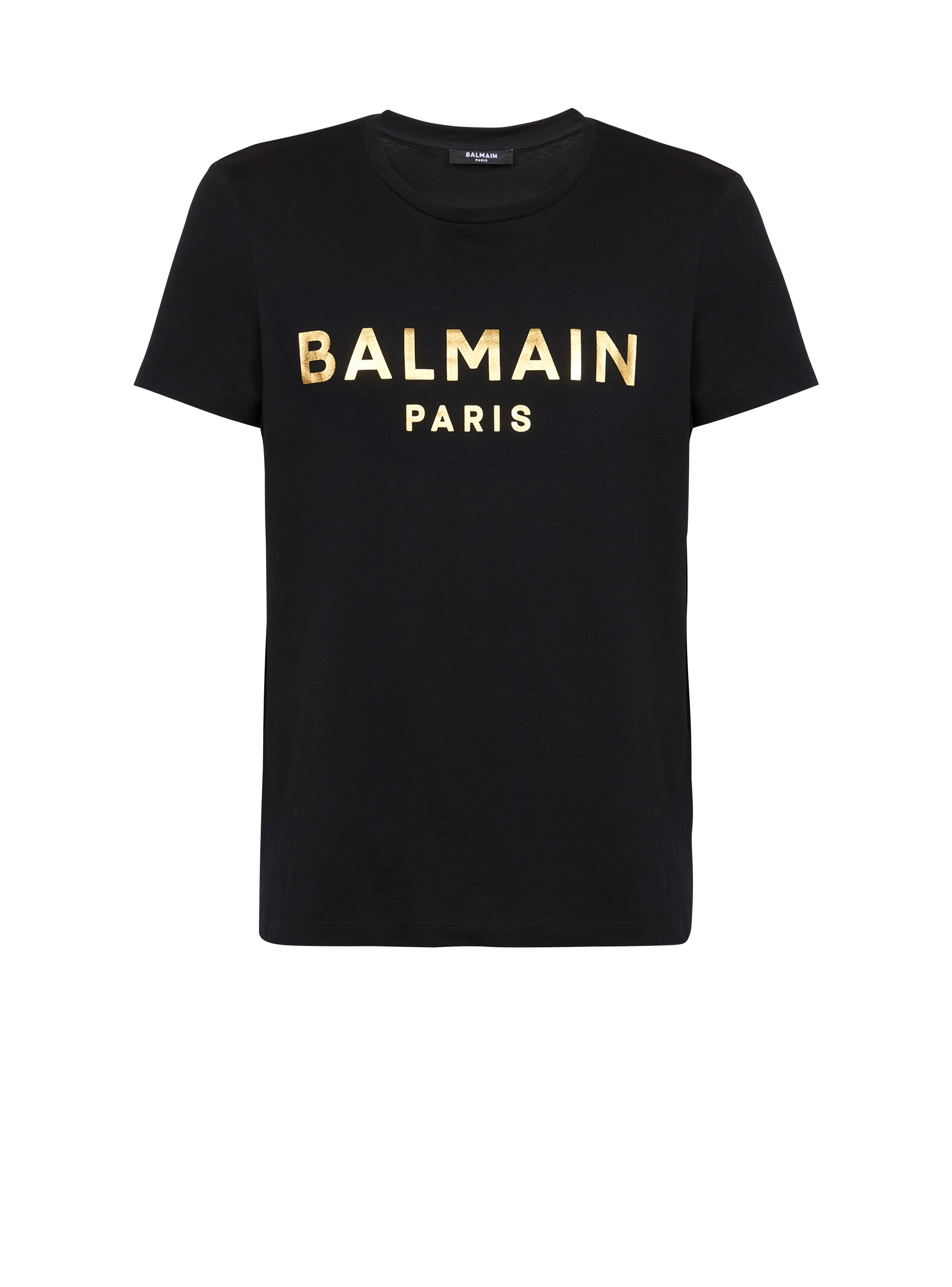 T-shirt à logo imprimé Coton Balmain pour homme en coloris Neutre Homme T-shirts T-shirts Balmain 