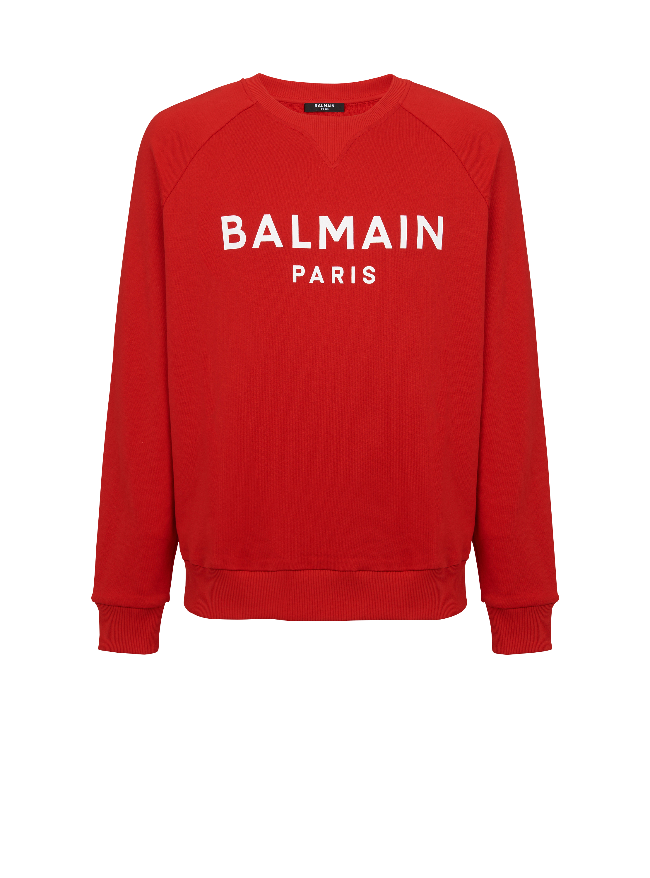 Homme Vêtements Articles de sport et dentraînement Sweats Sweatshirt with logo Balmain pour homme en coloris Noir 